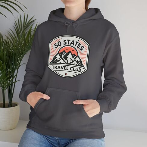 50 states travel club hoodie, USA Bucket List visited all Fifty States Pullover Sweatshirt in Saudi Arabia