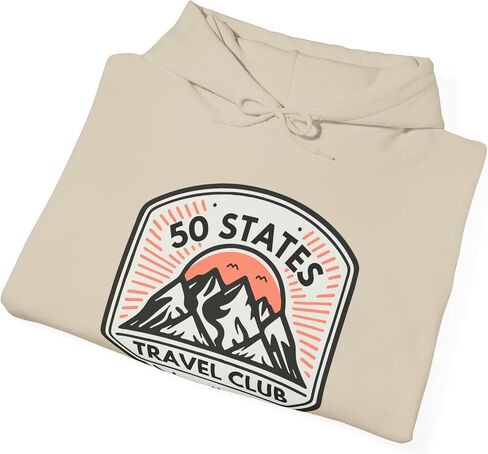 هوديي نادي السفر في 50 ولاية، قامت قائمة دلو الولايات المتحدة الأمريكية بزيارة جميع قمصان Fifty States Pullover in Kuwait