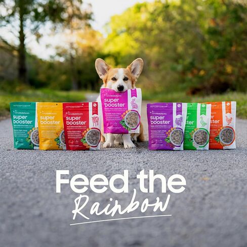 smallbatch Pets Freeze-Dried Super Booster Rabbit Bites for Dogs & Cats, 7 oz, Made in The USA, Humanely Raised Single Protein Source, Topper & Treat, with Organic Vegetables and Probiotics in Saudi Arabia