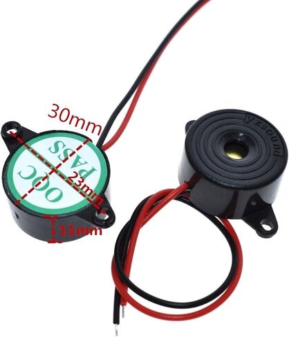 95DB Alarm High-Decibel DC 3-24V 12V Electronic Buzzer Beep Alarm Intermittent Continuous Beep(Continuous sound-02) in Saudi Arabia