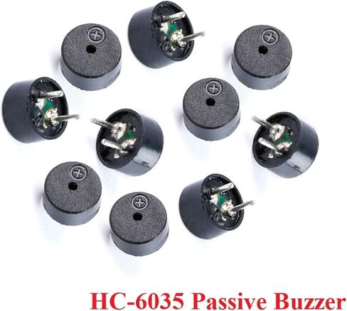 2PCS HC-6035 Mini Passive Buzzer HC6035 AC Buzzer 6X3.5 6 * 3.5 mm Passive Integrated Electromagnetic Speaker 1.5-3V in Saudi Arabia