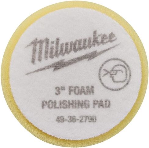 Milwaukee Electric - 3 Yellow Foam POLISHING PAD in Saudi Arabia