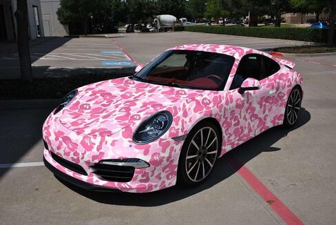 24"x60" (2FTx5FT) Camouflage Ape Pink Pattern Matte Vinyl Wrap Auto Car Sticker Decal Film Sheet Bubble Free Air Release Technology with Tool Kit in Saudi Arabia