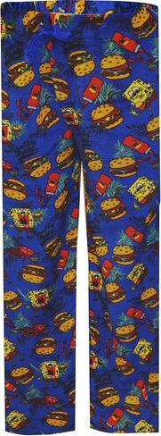 Mad Engine Mens SpongeBob and the Krabby Patties Plush Lounge Pants in Saudi Arabia