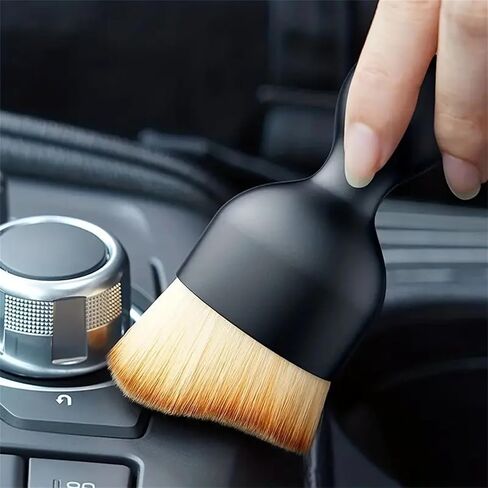 1 Pack Car Interior Cleaning Brush, Soft Bristle Detailing Brush for Car Care in Saudi Arabia