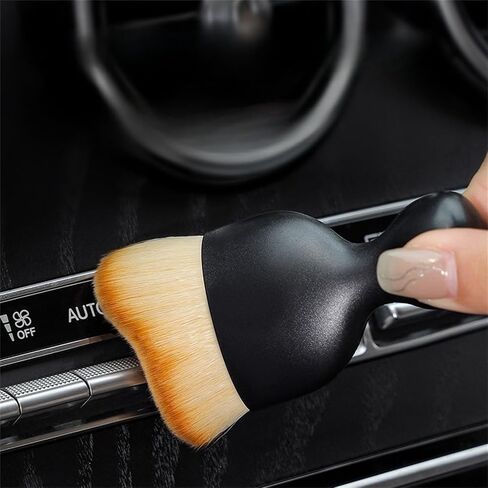 1 Pack Car Interior Cleaning Brush, Soft Bristle Detailing Brush for Car Care in Saudi Arabia