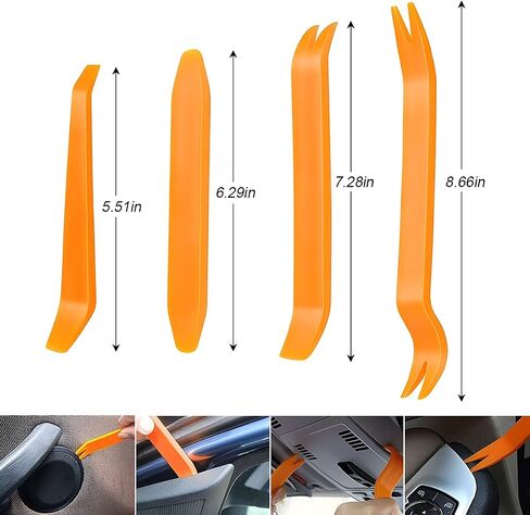 HZEL 105PCS Car Door Trim Panel Retainer Clips, OEM#90467-10188 90467-A0005 Vehicle Push Pins Kits with Fastener Remover Tools, Automotive Retainer Clamps Accessories, Universal Fit in Saudi Arabia