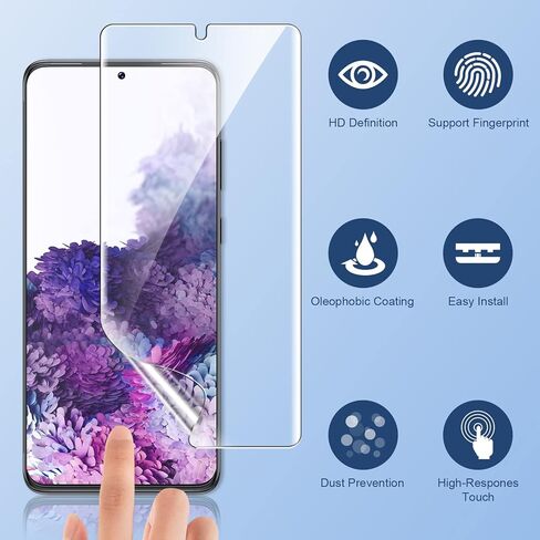واقي شاشة LK مكون من قطعتين لهاتف Samsung Galaxy Note 20 Ultra [ليس زجاجيًا] مع عبوتين من واقي عدسة الكاميرا، واقي شاشة خالٍ من الفقاعات لهاتف Note 20 Ultra in Saudi Arabia