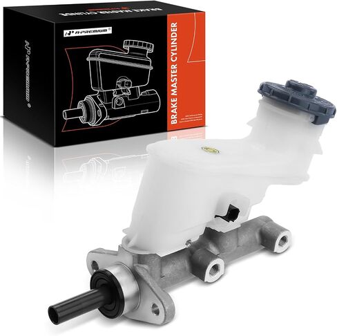 A-Premium Brake Master Cylinder with Reservoir and Cap Compatible with Acura and Honda Vehicles - For Accord 2005-2007, TL 2005-2008 - Replaces 46100SDBA11 in Saudi Arabia