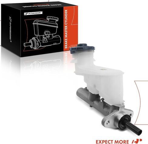 A-Premium Brake Master Cylinder with Reservoir and Cap Compatible with Acura and Honda Vehicles - For Accord 2005-2007, TL 2005-2008 - Replaces 46100SDBA11 in Saudi Arabia