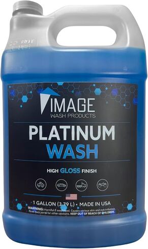 منتجات غسيل الصور - غسول بلاتيني - صابون غسيل الشاحنات المركز بدرجة التفاصيل الاحترافية - غسول رغوي عالي التشحيم للشاحنات/المركبات الترفيهية/السيارات/القوارب/المقطورات/المعدات (16oz) in Kuwait