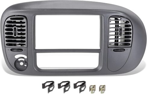 إطار لوحة أجهزة القياس طراز OE من DNA MOTORING متوافق مع 97-03 Ford F150 / 04 F150 Heritage / 97-02 Expedition 4WD، بني، ZTL-Y-0306-BR in Kuwait