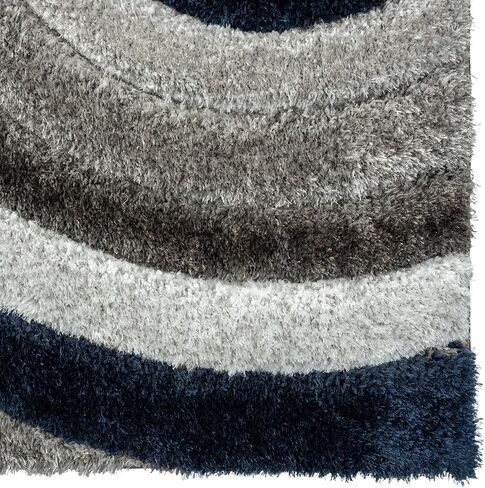 LUXE WEAVERS Lantanas Collection 7071 Pink 5x7 Modern Shag Geometric Area Rug in Saudi Arabia