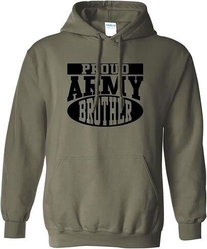 zerogravitee Proud Army Brother Hooded Sweatshirt in Saudi Arabia