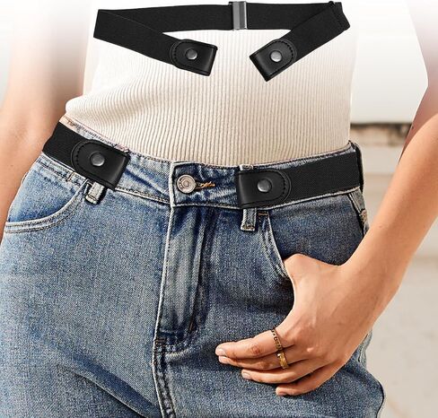 Adjustable Elastic Invisible Belt for Men and Women Seamless Design for Jeans and Casual Wear in Saudi Arabia
