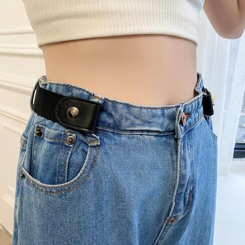 Adjustable Elastic Invisible Belt for Men and Women Seamless Design for Jeans and Casual Wear in Saudi Arabia
