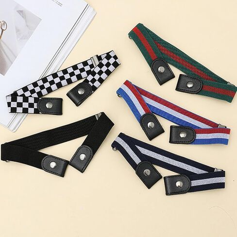 Adjustable Elastic Invisible Belt for Men and Women Seamless Design for Jeans and Casual Wear in Saudi Arabia