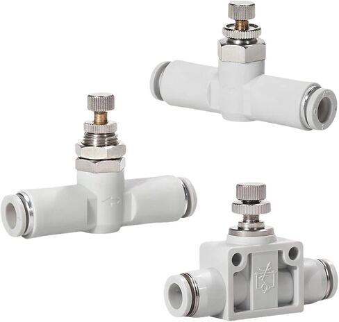 1PCS Pipeline Speed Control Valve APA/APAM/PSA Cylinder Control Valve Pneumatic Throttle Valve Quick-Plug Connector(APA8) in Saudi Arabia