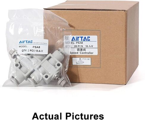 1PCS Pipeline Speed Control Valve APA/APAM/PSA Cylinder Control Valve Pneumatic Throttle Valve Quick-Plug Connector(APA8) in Saudi Arabia