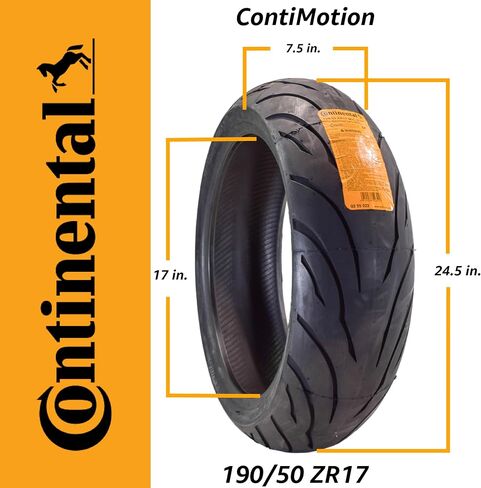 Continental Conti Motion Rear Motorcycle Tire 190/50ZR-17 (73W) for Yamaha FZ1 2006-2015 in Saudi Arabia