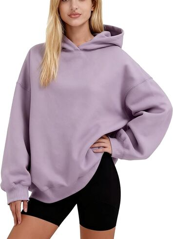MAGICMK Womens Oversized Hoodies Sweatshirts Colourful plus Size Fall Long Sleeve Sweaters tops in Saudi Arabia