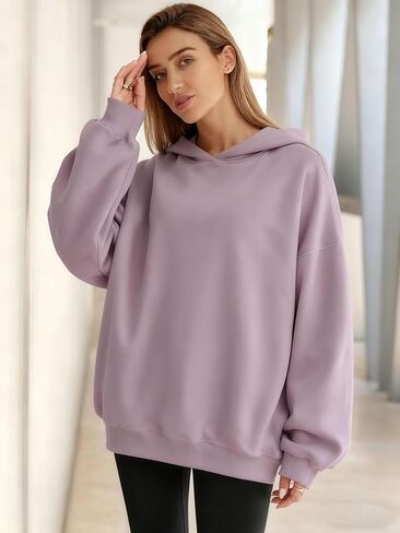 MAGICMK Womens Oversized Hoodies Sweatshirts Colourful plus Size Fall Long Sleeve Sweaters tops in Saudi Arabia