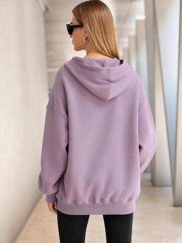 MAGICMK Womens Oversized Hoodies Sweatshirts Colourful plus Size Fall Long Sleeve Sweaters tops in Saudi Arabia