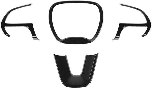 Voodonala for Challenger Charger Center Trim Trim for 2015-2023 Dodge Challenger Charger (Black, 4pcs) in Saudi Arabia