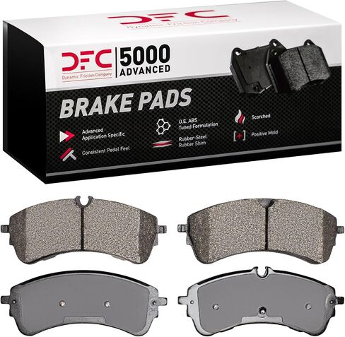 Dynamic Friction Company Rear 5000 Advanced Brake Pads - Semi Metallic| For 2020-2024 Ford Transit-150, Transit-250, Transit-350 in Saudi Arabia