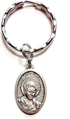 VPP St Carlo Acutis Medal Italy Key Ring Gift Box Prayer Card in Saudi Arabia