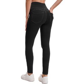 Stretchy Jeans for Women High Waisted Jeggings Tummy Control Slim Fit Jeans Pull On with Pockets Stylish Casual in Kuwait