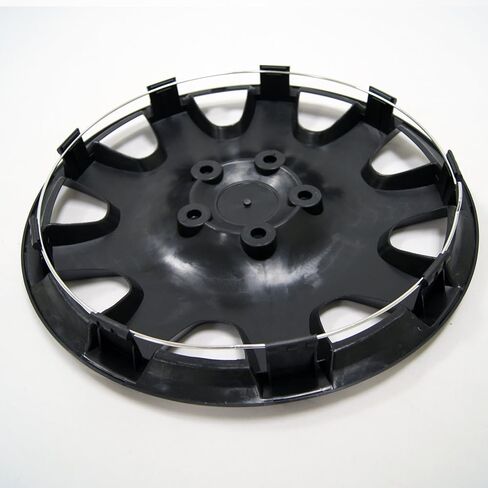 Tuningpros WC1P-16-1025-B - حزمة من 1 غطاء محور (قطعة واحدة) - أغطية عجلات من النوع الأسود غير اللامع مقاس 16 بوصة (منبثقة) in Saudi Arabia