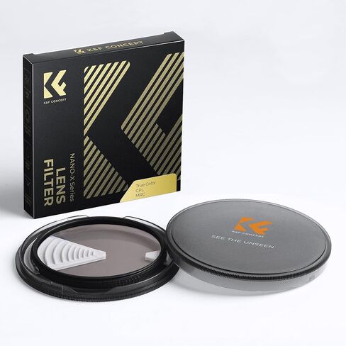 K&F CONCEPT 62mm True Color Circular Polarizing Filter 28 Multi-Coated CPL in Kuwait
