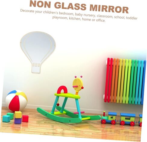 Cabilock Acrylic Mirror Ornament Rabbit Mirror Wall Art Decal Easy Install Decor in Saudi Arabia