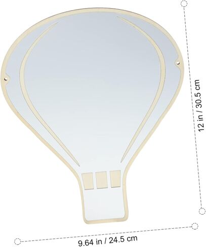 Luxshiny مرآة جدار ديكور الاكريليك أرنب زخرفة عصا مرآة ديكور ديكور المنزل المعاصر in Kuwait