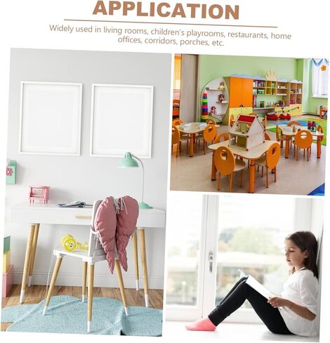 Luxshiny مرآة جدار ديكور الاكريليك أرنب زخرفة عصا مرآة ديكور ديكور المنزل المعاصر in Kuwait