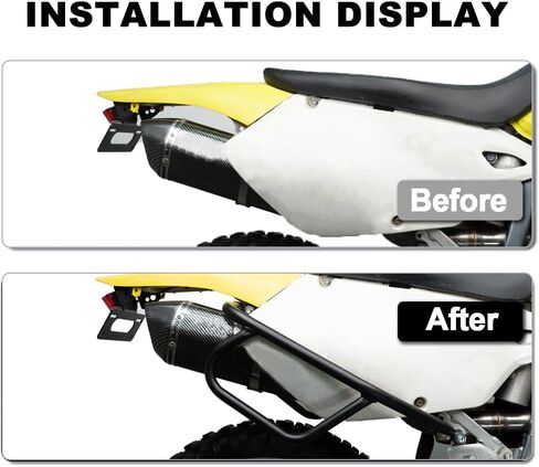 Xitomer Side Crashbar Fit for DRZ400S DRZ400SM 2003-2024 Saddle Bag Support Side Rack Side Cover Guard in Saudi Arabia