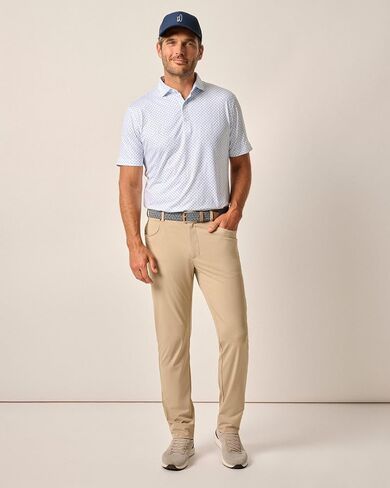 johnnie-O Momentum Stretch Knit Performance Pant كاكي فاتح / 33/32 in Saudi Arabia