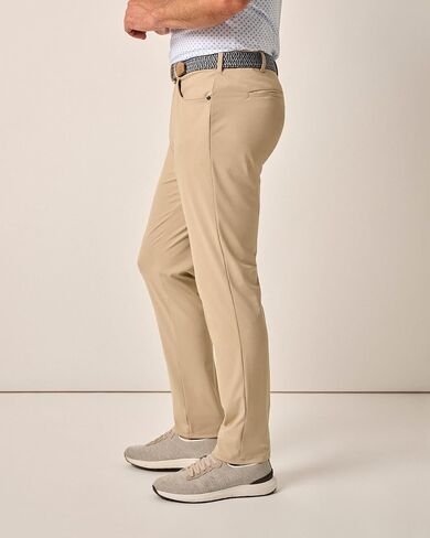 johnnie-O Momentum Stretch Knit Performance Pant كاكي فاتح / 33/32 in Saudi Arabia