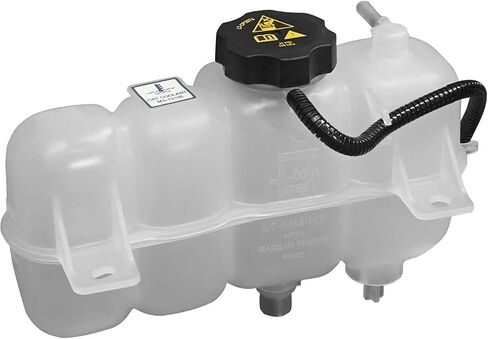 DAT AUTO PARTS Engine Coolant Recovery Bottle Overflow Reservoir Tank With Cap Replacement for 2019 2020 2021 2022 Jeep Cherokee V6 White Textured Plastic CH3014178 68288281AB in Saudi Arabia