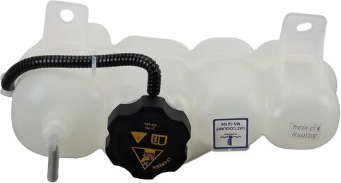 DAT AUTO PARTS Engine Coolant Recovery Bottle Overflow Reservoir Tank With Cap Replacement for 2019 2020 2021 2022 Jeep Cherokee V6 White Textured Plastic CH3014178 68288281AB in Saudi Arabia