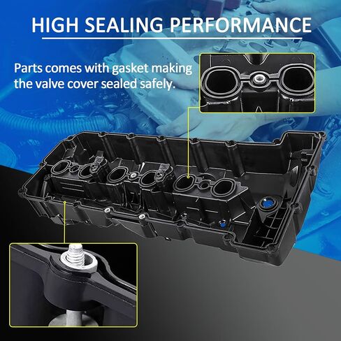 Engine Valve Cover W/Gasket Compatible with Toyota Tacoma 2005-2015 Compatible with Toyota 4Runner 2010 11201-75055 in Saudi Arabia