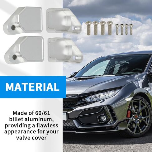 AUTOVIC Billet Alumium Coil Pack Cover for Honda Acura K Series K20 K24 Type R Civic RSX in Saudi Arabia