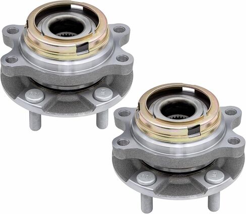 Front Left/Right Wheel Bearing Hubs Assembly Compatible with Nissan Altima 2007-2012 (2.5L 4-Cylinder Models Only), 5 Lugs w/ABS, Pair Hubs, Replaces 513294 in Saudi Arabia