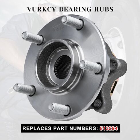 Front Left/Right Wheel Bearing Hubs Assembly Compatible with Nissan Altima 2007-2012 (2.5L 4-Cylinder Models Only), 5 Lugs w/ABS, Pair Hubs, Replaces 513294 in Saudi Arabia
