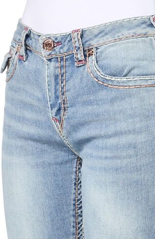 True Religion Women's Halle MID Rise Super Skinny Flap Jeans - Andromeda Color in Saudi Arabia