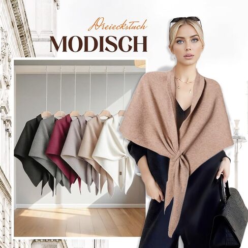Pashmina Shawl Wraps for Women, Knitted Shawls and Wraps, Soft Wool Cashmere Cape Cardigan Elegant Pashmina Wrap for Women in Kuwait