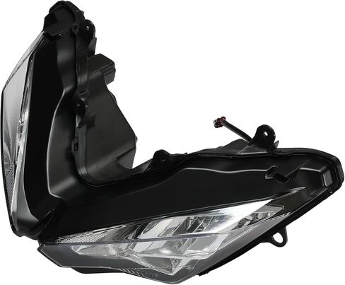 TCT-MOTORPARTS Black Front Headlight Headlamp Assembly Fit For Kawasaki Ninja 400 2018-2024 NINJA ZX-6R ZX636 2019-2023 in Saudi Arabia