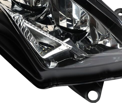 TCT-MOTORPARTS Black Front Headlight Headlamp Assembly Fit For Kawasaki Ninja 400 2018-2024 NINJA ZX-6R ZX636 2019-2023 in Saudi Arabia