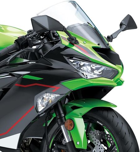TCT-MOTORPARTS Black Front Headlight Headlamp Assembly Fit For Kawasaki Ninja 400 2018-2024 NINJA ZX-6R ZX636 2019-2023 in Saudi Arabia